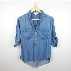 Cloth and stone jean shirt